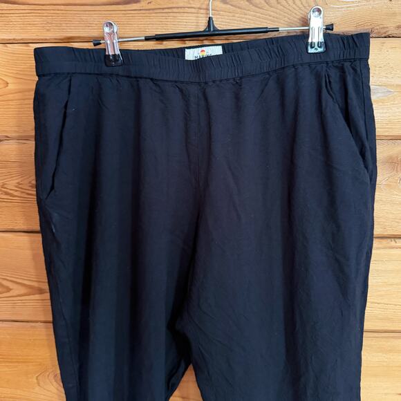 Marine Layer Allison Black Pant Large - Picture 3 of 7